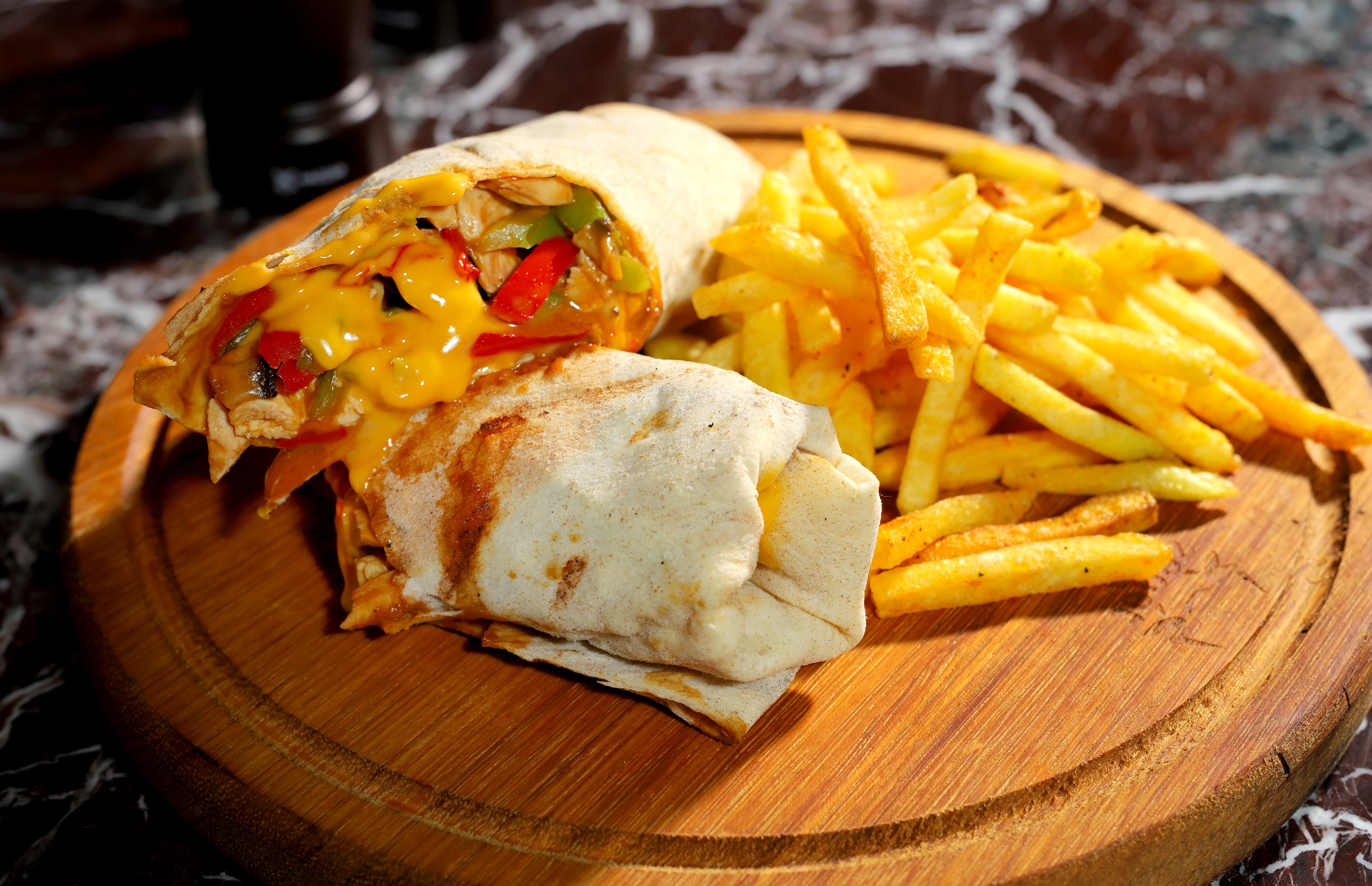 Sebzeli Tavuklu Dürüm